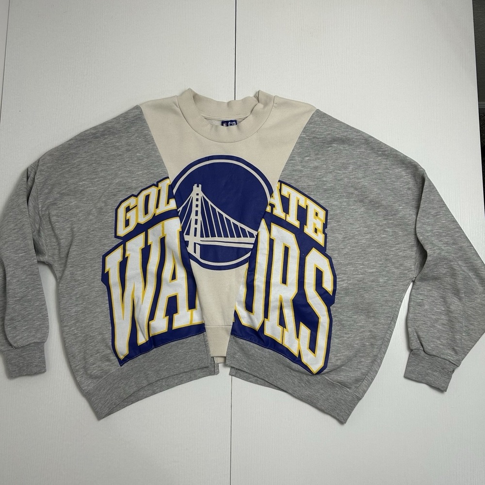 NBA Ultra Game Golden State Warriors Basketball Pullover Womens Size XL Crewneck